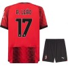 Maillot de Supporter AC Milan R. Leao 17 Domicile 2023-24 Pour Enfant